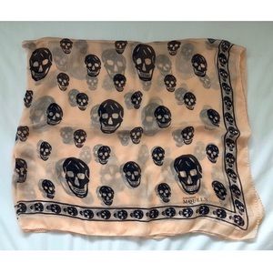 Alexander McQueen Silk Skull Scarf - Worn once only